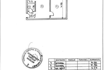 Studio decomandat, 30 mp, etaj 1/4, centrală proprie, Rahova - 5