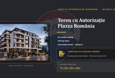 Teren Autorizatie de construire Randament 51%-Investitie PlazzaRomania - 1