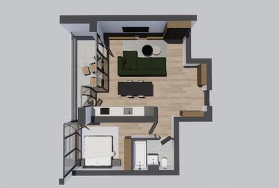 Apartament doua camere , etaj 1 ,in complexul Alenia Botanic Park - 3