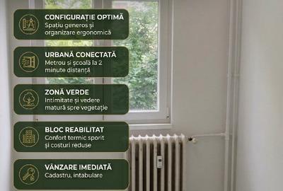 Apartament 3 camere | 60 mp utili | Valea Ialomiței – Drumul Taberei | Etaj 3/4 - 3