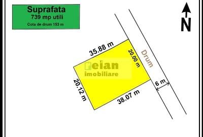 Ciolpani - DN 1,  892 Mp, Toate Utilitatile, Gaz, Curent,20 Deschidere - 2