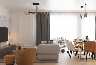 Apartament cu 3 camere semidecomandat în Voluntari