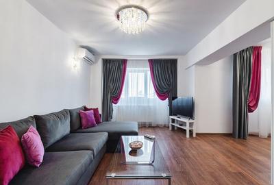 Apartament cu 3 camere semidecomandat, mobilat în Dorobanți