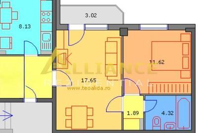 Brancoveanu - Apartament 2 camere | Bloc anvelopat | 48mp - 12
