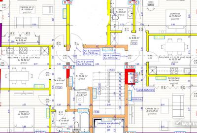 2 camere decomandat, bloc nou, semifinisat, Iris - 1