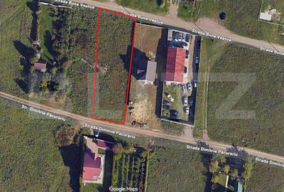 Teren Construcții intravilan de 1000 mp, în Periferie