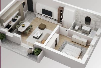 Apartament Nou cu 2 Camere în Giroc | AC | Parcare Inclusa, Incalzire pardoseala - 5