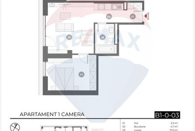 Studio dublu de vanzare in MetroCity Sector 1 - 7