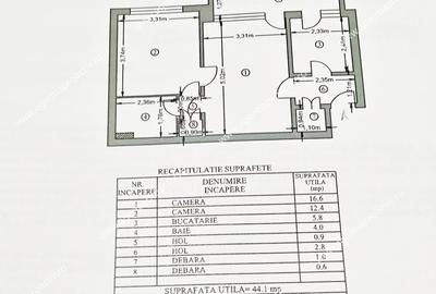 Apartament cu 2 camere in Tiglina 2, etaj 2! - 2