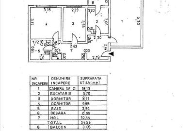 Apartament 3 camere decomandat | Progresu | Etaj 2 | 55 mp - 8
