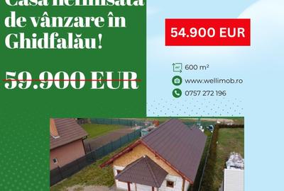 Casă cu 2 camere în Ghidfalău