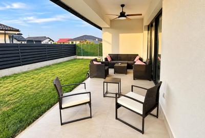 Vila mobilata modern,utilata complet,500 mp curte amenajata,Balotesti - 4