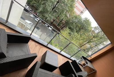 Studio dublu, lux , centrala proprie,terasa, parcare subterana, metrou - 14