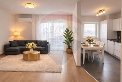 Apartament cu 2 camere semidecomandat, mobilat în Theodor Pallady