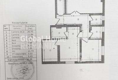 Apartament 3 camere 92,35 MP | Crangasi - Belvedere | Centrala proprie - 3