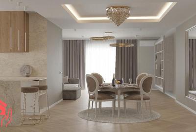 Apartament cu 3 camere decomandat, mobilat în Herăstrău