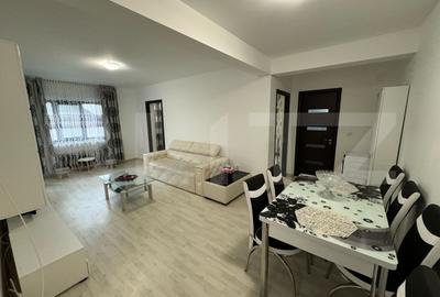 Apartament cu 3 camere semidecomandat, mobilat în Exterior Est