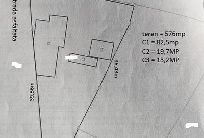 Tatarasi zona Piata Chirila teren 576mp cu casa si anexe (pretabil  si privatiza - 2
