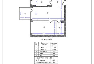 Apartament NOU cu 2 camere - zona Sisesti - 7