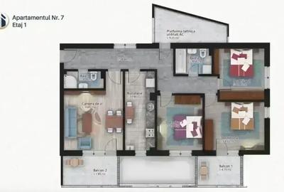 Apartament 4 camere, 2 balcoane |Lux |Metroul Bucur Obor  COMISION 0 % - 10