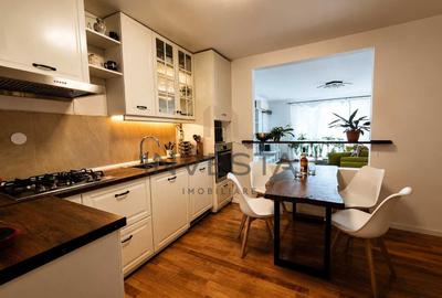 Apartament cu 4 camere semidecomandat, mobilat în Între Lacuri