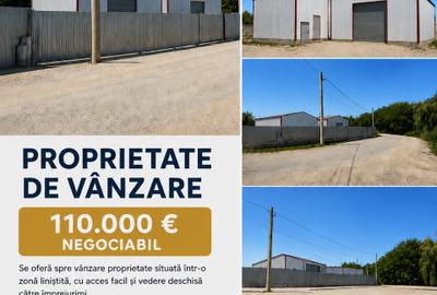 Teren Construcții intravilan de 550 mp, în Vest