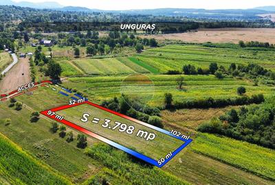 Teren intravilan 3798mp | UNGURAS MARAMURES LA 50M DE ASFALT - 2