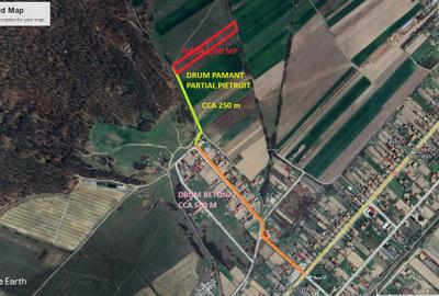 Teren Construcții extravilan de 3500 mp, în Bălești
