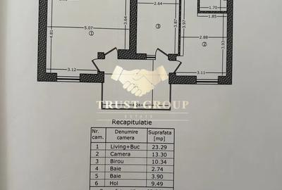 Apartament 3 camere | Parcului 20 | Terasă 14 mp | Parcare subterană - 5