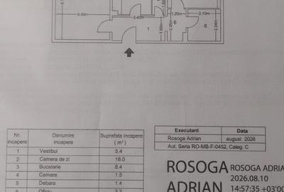 Apartament cu 2 camere decomandat în Lujerului