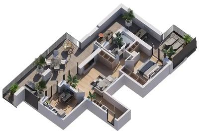 Apartament cu 2 camere semidecomandat în Theodor Pallady