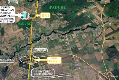 Teren extravilan de 15000 mp, în Periș