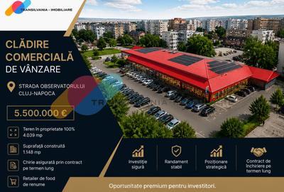 Activ comercial premium 4039mp, Investiție „core”, zona Zorilor - 1