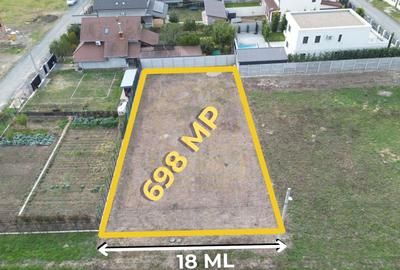 Teren Construcții intravilan de 698 mp, în Ghiroda