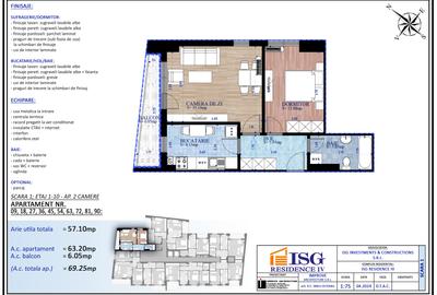 Apartament cu 2 camere decomandat în Parcul Carol