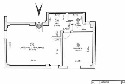 Colentina-Andronache |Apartament 2 camere, 52 mp |Mansarda |Bloc 2018 - 3
