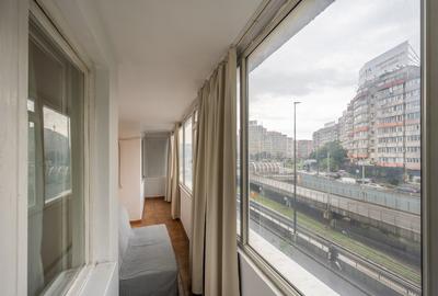 Metroul la doi pași. 2 camere și un balcon de 10 mp, fix la Obor - 4
