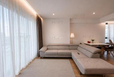 Apartament cu 3 camere semidecomandat, mobilat în Herăstrău
