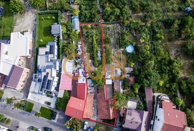 Teren individuala/duplex, S:804, utilitati  - Mehala/Torontalului - 2