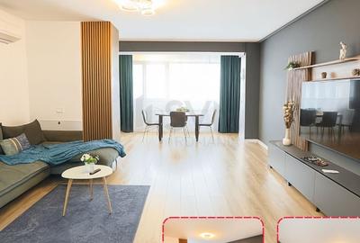 Apartament cu 2 camere decomandat, mobilat în Nord