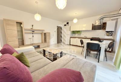 Apartament cu 2 camere semidecomandat, mobilat în Giroc