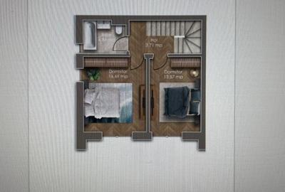 Vilă Duplex Premium în Otopeni/Metrou la 900 m/Spatioasa - 4