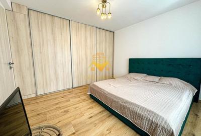 Apartament cu 2 camere semidecomandat, mobilat în Borhanci