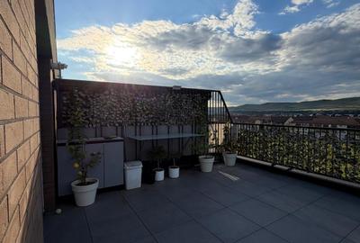 Penthouse deosebit cu 2 camere, 61 mp + terasă panoramică de 39 mp, Florești - 10