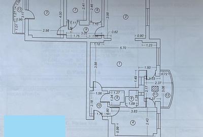 CALEA Calarasilor - Matei Basarab, 3 camere , etaj 1 din 4 - 9