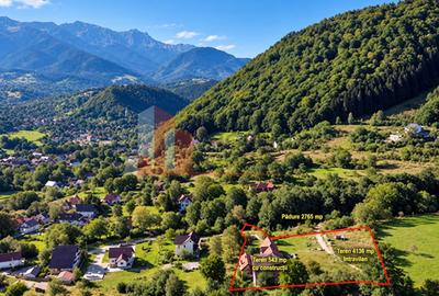 Teren 7.151 mp + casă tradițională în Predeluț–Bran - 1