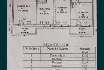 Apartament 3 camere Gorjului, 69,5 mp, 2 bai, 2 balcoane, bloc 1979 - 17