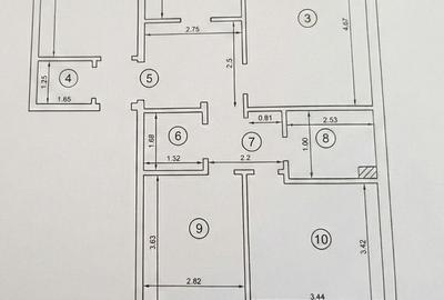 Apartament cu 4 camere decomandat în Galata