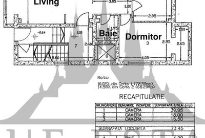 Apartament 3 camere parter inalt complet mobilat si utilat - 17