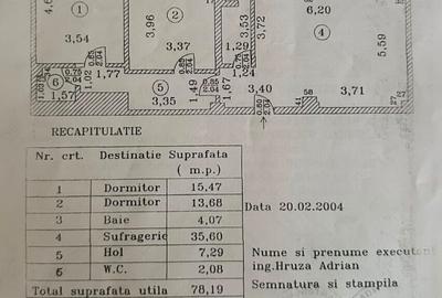 Apartament cu 3 camere decomandat, mobilat în Decebal